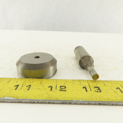 .226 +.004  Round Hole Die CNC Turret Punch Shank .625 Lot Of 2
