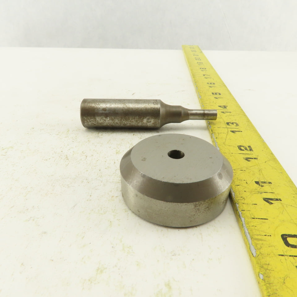 .226 +.004  Round Hole Die CNC Turret Punch Shank .625 Lot Of 2