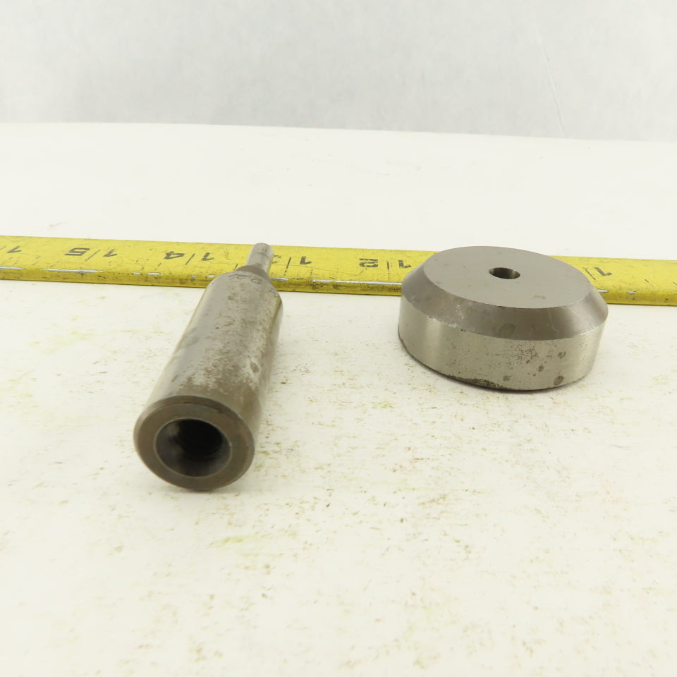 .226 +.004  Round Hole Die CNC Turret Punch Shank .625 Lot Of 2