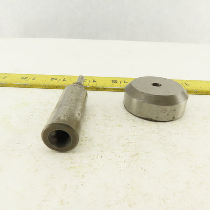.226 +.004  Round Hole Die CNC Turret Punch Shank .625 Lot Of 2