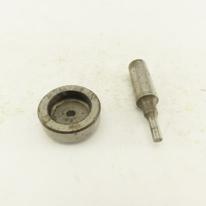.226 +.004  Round Hole Die CNC Turret Punch Shank .625 Lot Of 2