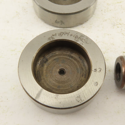 .094 + Tol Round Hole Die CNC Turret Punch Shank .625 Lot Of 3