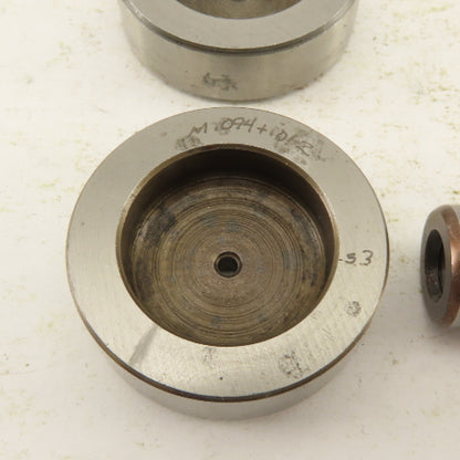 .094 + Tol Round Hole Die CNC Turret Punch Shank .625 Lot Of 3