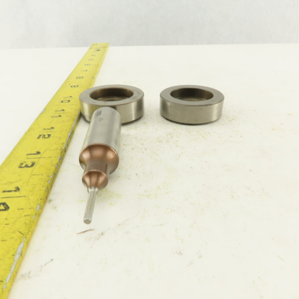 .094 + Tol Round Hole Die CNC Turret Punch Shank .625 Lot Of 3