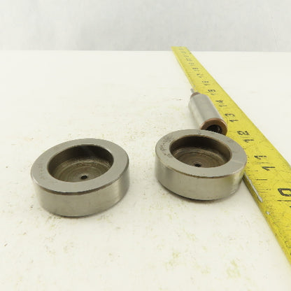 .094 + Tol Round Hole Die CNC Turret Punch Shank .625 Lot Of 3