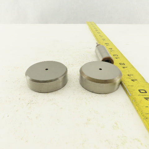 .094 + Tol Round Hole Die CNC Turret Punch Shank .625 Lot Of 3