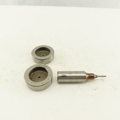 .094 + Tol Round Hole Die CNC Turret Punch Shank .625 Lot Of 3