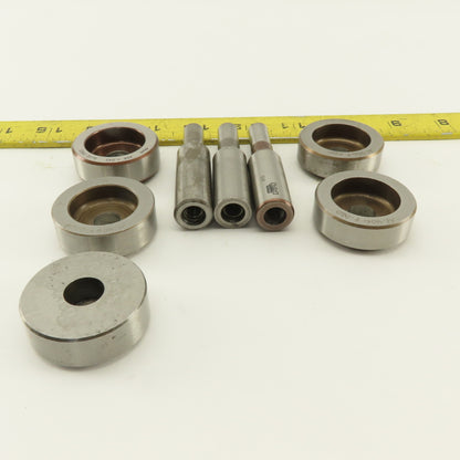 .406 + Tol Round Hole Die CNC Turret Punch Shank .625 Lot Of 8