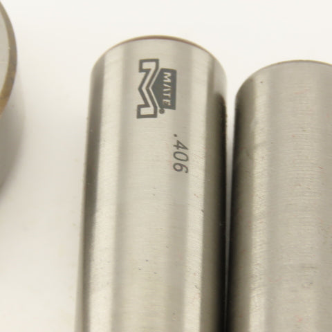 .406 + Tol Round Hole Die CNC Turret Punch Shank .625 Lot Of 8