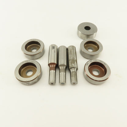 .406 + Tol Round Hole Die CNC Turret Punch Shank .625 Lot Of 8