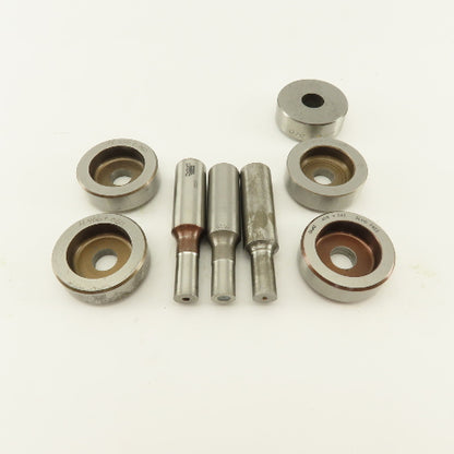 .406 + Tol Round Hole Die CNC Turret Punch Shank .625 Lot Of 8