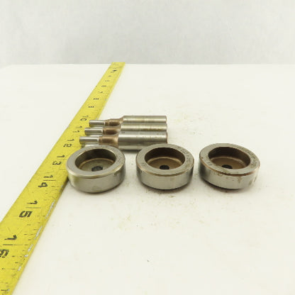 .260 + Tol Round Hole Die CNC Turret Punch Shank .625 Lot Of 6