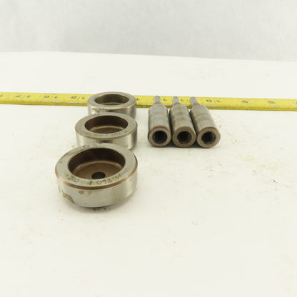 .260 + Tol Round Hole Die CNC Turret Punch Shank .625 Lot Of 6