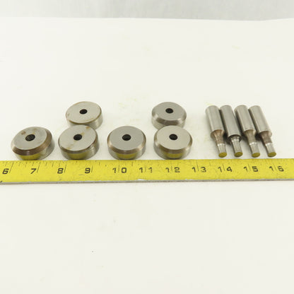 .328 + Tol Round Hole Die CNC Turret Punch Shank .625 Lot Of 10