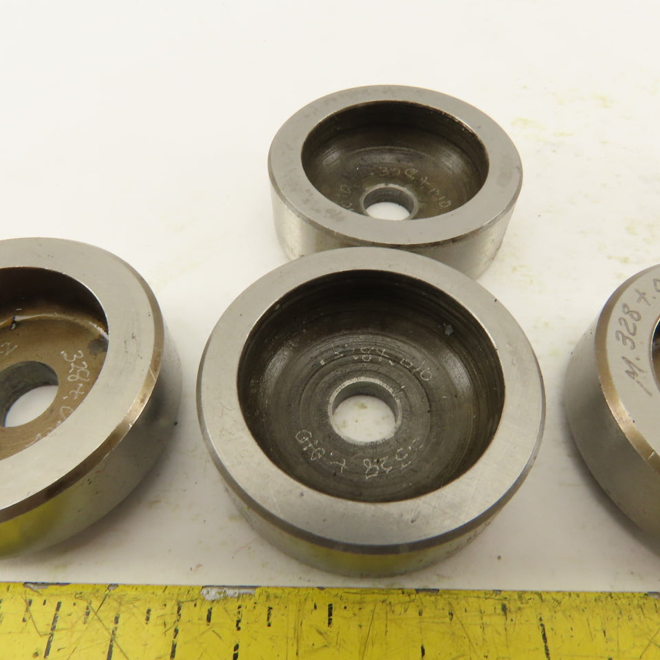 .328 + Tol Round Hole Die CNC Turret Punch Shank .625 Lot Of 10