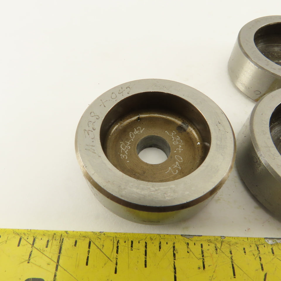 .328 + Tol Round Hole Die CNC Turret Punch Shank .625 Lot Of 10