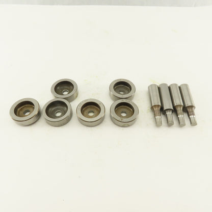 .328 + Tol Round Hole Die CNC Turret Punch Shank .625 Lot Of 10