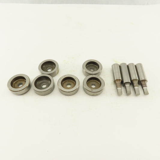 .328 + Tol Round Hole Die CNC Turret Punch Shank .625 Lot Of 10