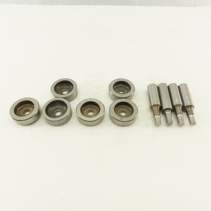.328 + Tol Round Hole Die CNC Turret Punch Shank .625 Lot Of 10