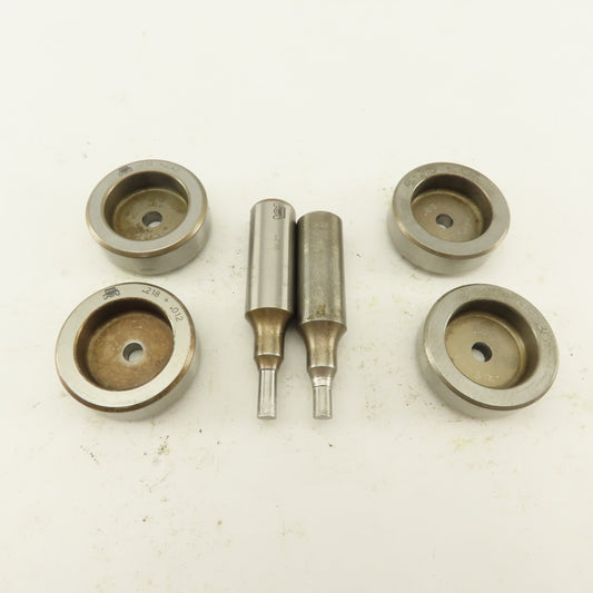 .094 + Tol Round Hole Die CNC Turret Punch Shank .625 Lot Of 6