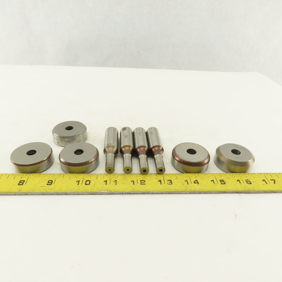 .360 + Tol Round Hole Die CNC Turret Punch For 1.532 Holder Lot Of 9