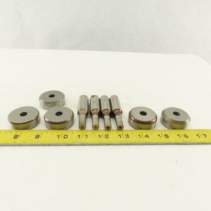 .360 + Tol Round Hole Die CNC Turret Punch For 1.532 Holder Lot Of 9