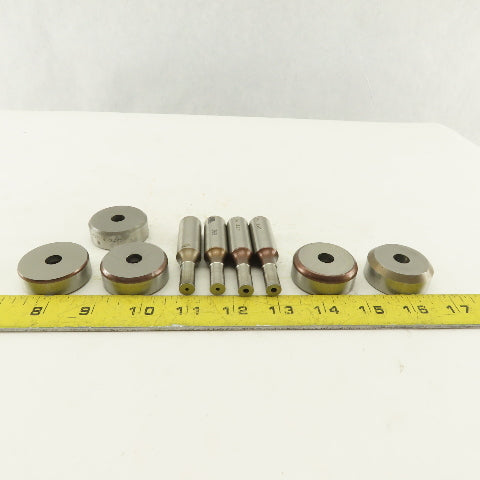 .360 + Tol Round Hole Die CNC Turret Punch For 1.532 Holder Lot Of 9