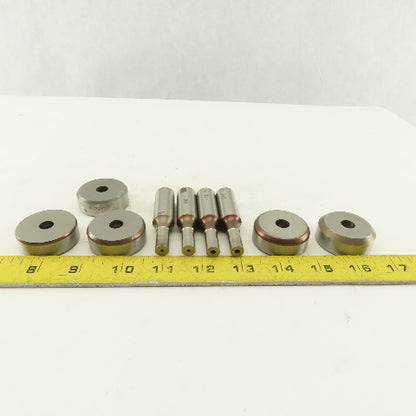 .360 + Tol Round Hole Die CNC Turret Punch For 1.532 Holder Lot Of 9