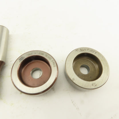 .360 + Tol Round Hole Die CNC Turret Punch For 1.532 Holder Lot Of 9