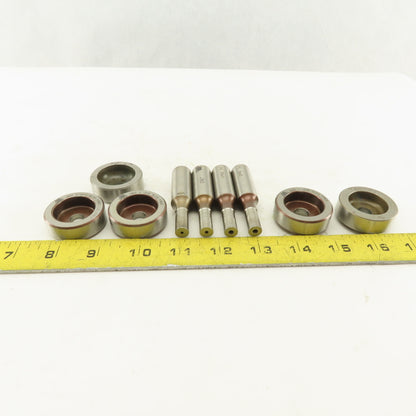 .360 + Tol Round Hole Die CNC Turret Punch For 1.532 Holder Lot Of 9