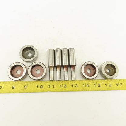 .360 + Tol Round Hole Die CNC Turret Punch For 1.532 Holder Lot Of 9