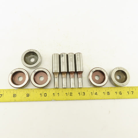 .360 + Tol Round Hole Die CNC Turret Punch For 1.532 Holder Lot Of 9