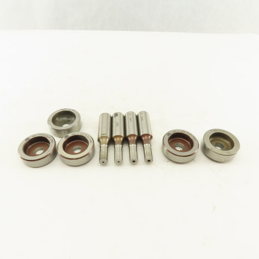 .360 + Tol Round Hole Die CNC Turret Punch For 1.532 Holder Lot Of 9