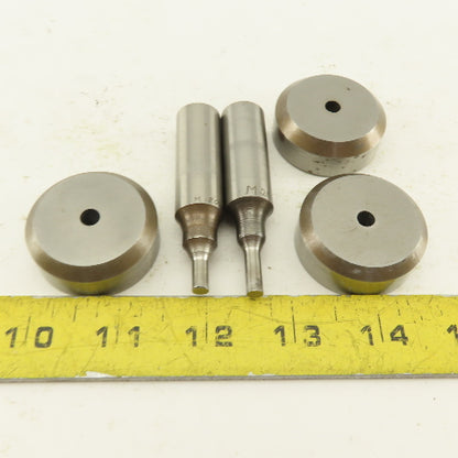 .201 + Tol Round Hole Die CNC Turret Punch Shank .625 Lot Of 3