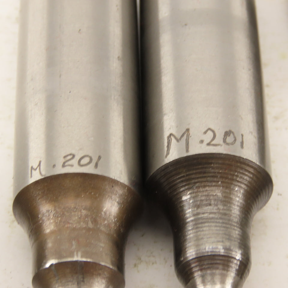 .201 + Tol Round Hole Die CNC Turret Punch Shank .625 Lot Of 3