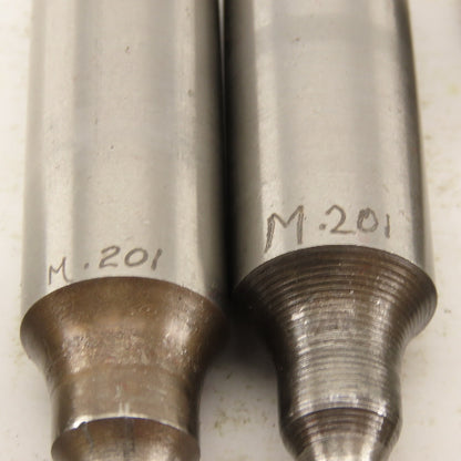 .201 + Tol Round Hole Die CNC Turret Punch Shank .625 Lot Of 3
