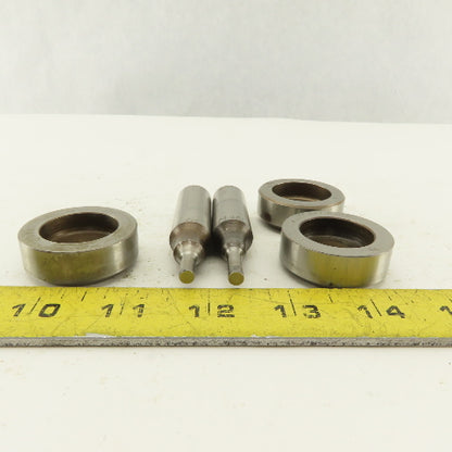 .201 + Tol Round Hole Die CNC Turret Punch Shank .625 Lot Of 3