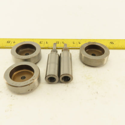 .201 + Tol Round Hole Die CNC Turret Punch Shank .625 Lot Of 3