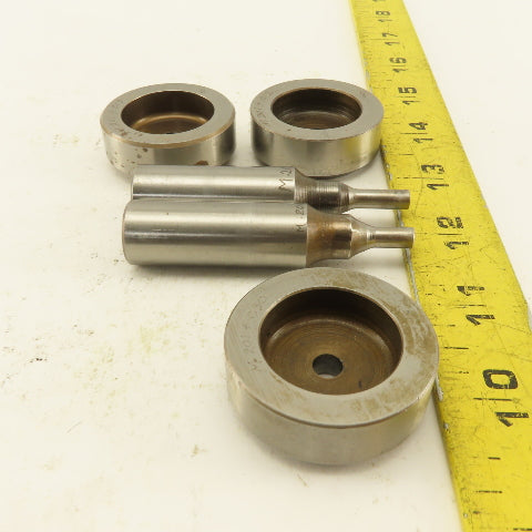 .201 + Tol Round Hole Die CNC Turret Punch Shank .625 Lot Of 3