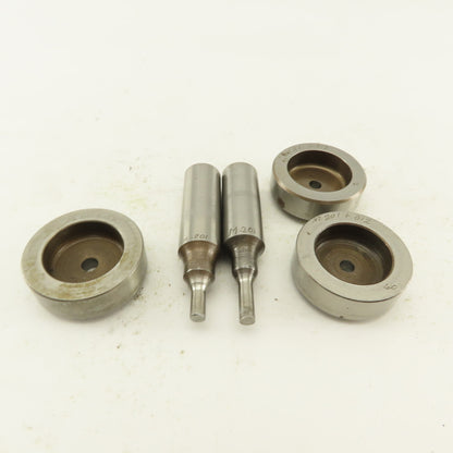 .201 + Tol Round Hole Die CNC Turret Punch Shank .625 Lot Of 3