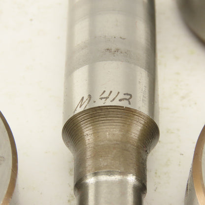 .412 + Tol Round Hole Die CNC Turret Punch Shank .625 Lot Of 4