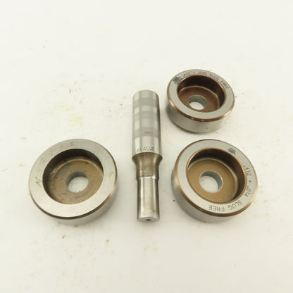 .412 + Tol Round Hole Die CNC Turret Punch Shank .625 Lot Of 4