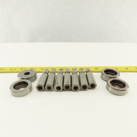.453 + Tol Round Hole Die CNC Turret Punch Shank .625 Lot Of 11