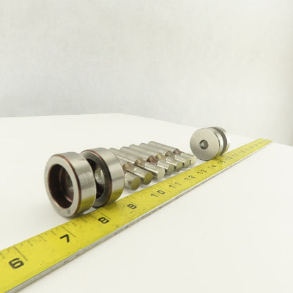 .453 + Tol Round Hole Die CNC Turret Punch Shank .625 Lot Of 11