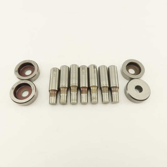 .453 + Tol Round Hole Die CNC Turret Punch Shank .625 Lot Of 11