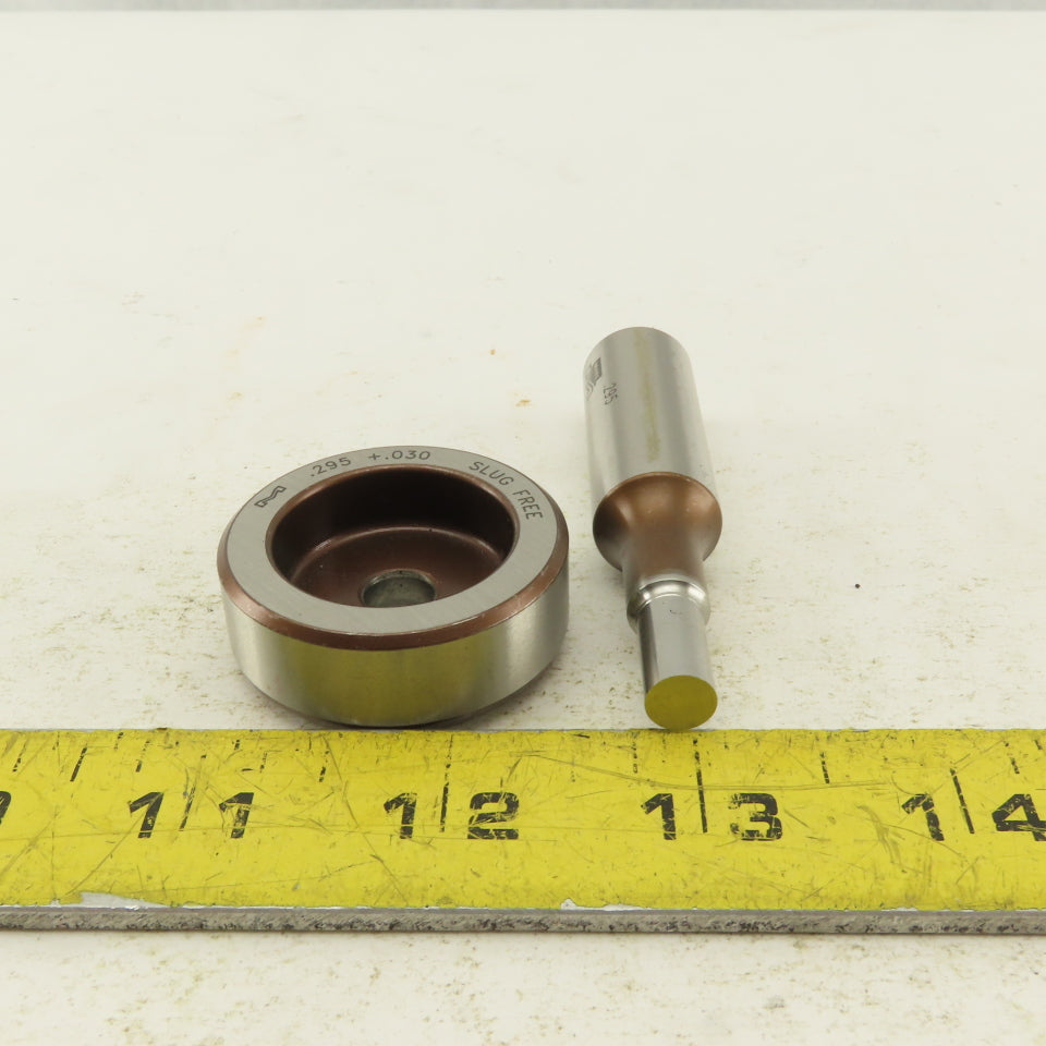 .295 + .030 Round Hole Die CNC Turret Punch Shank .625 Lot Of 2