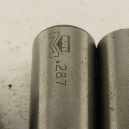 .287 + Tol Round Hole Die CNC Turret Punch Shank .625 Lot Of 6