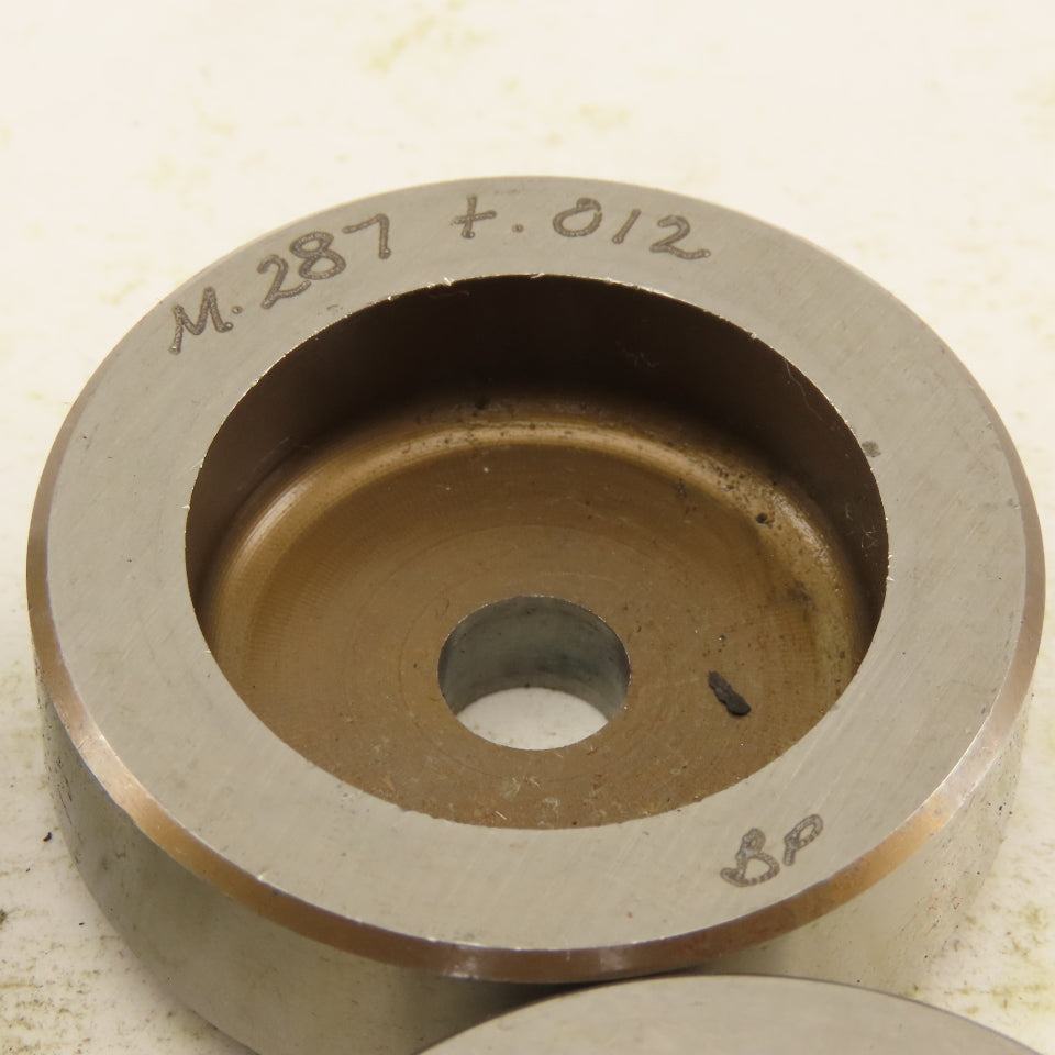 .287 + Tol Round Hole Die CNC Turret Punch Shank .625 Lot Of 6