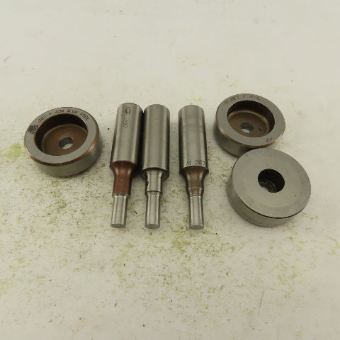 .287 + Tol Round Hole Die CNC Turret Punch Shank .625 Lot Of 6