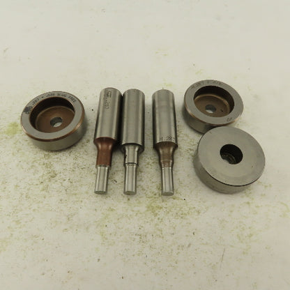 .287 + Tol Round Hole Die CNC Turret Punch Shank .625 Lot Of 6